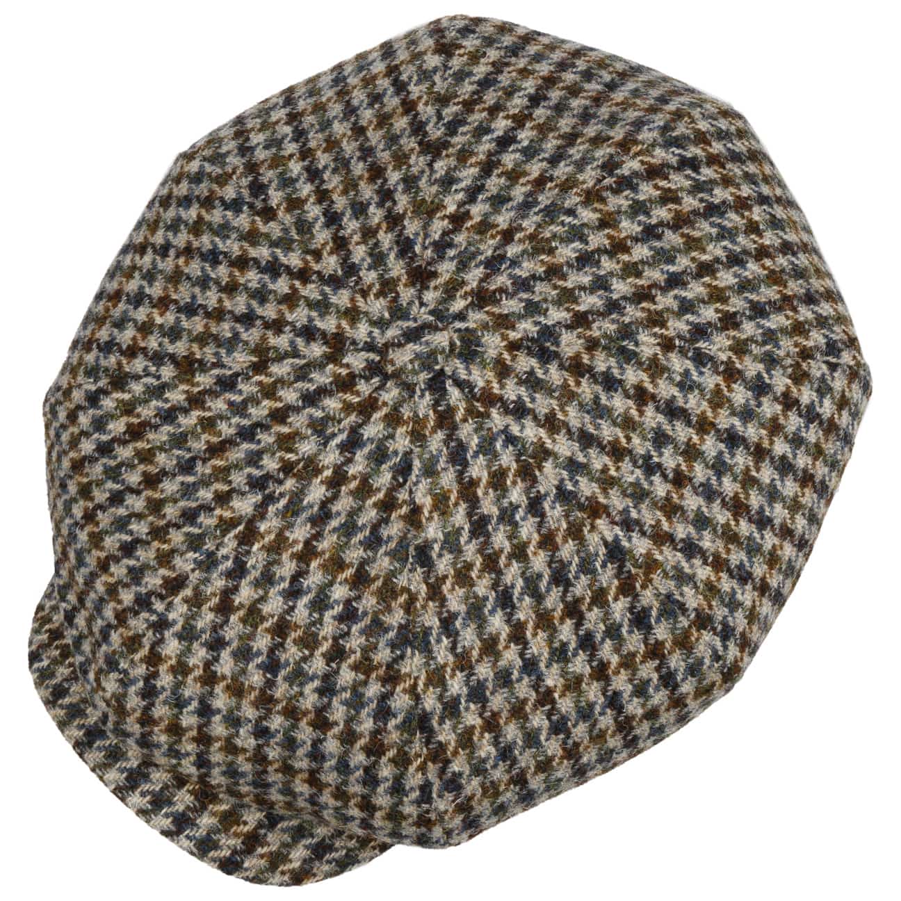 Casquette Harris tweed 8 pans