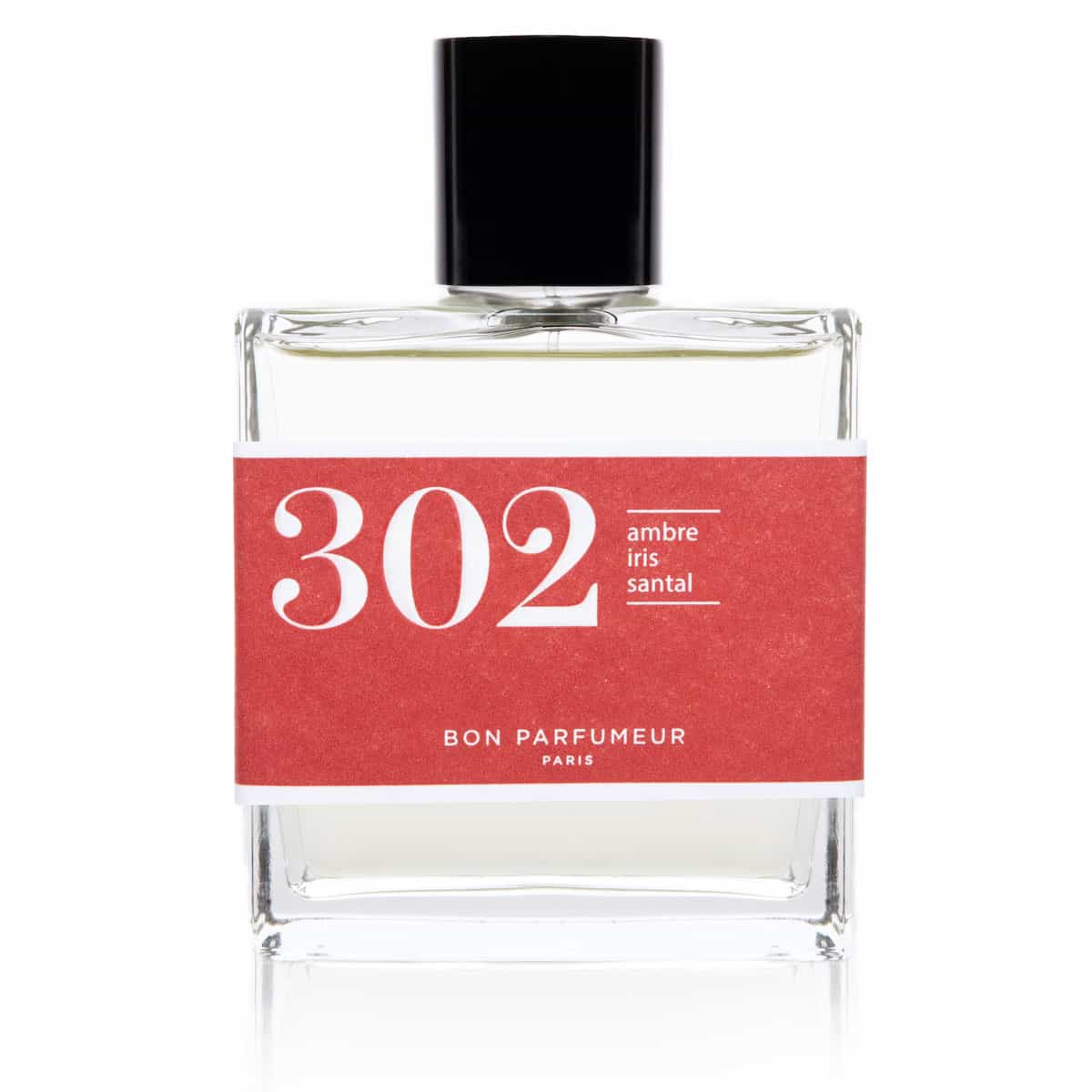 Eau de parfum 302 au bois de santal, à l'ambre et l'iris