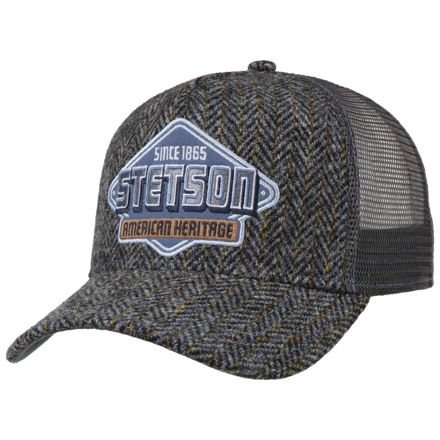 Casquette en Laine HARRIS TWEED TRUCKER