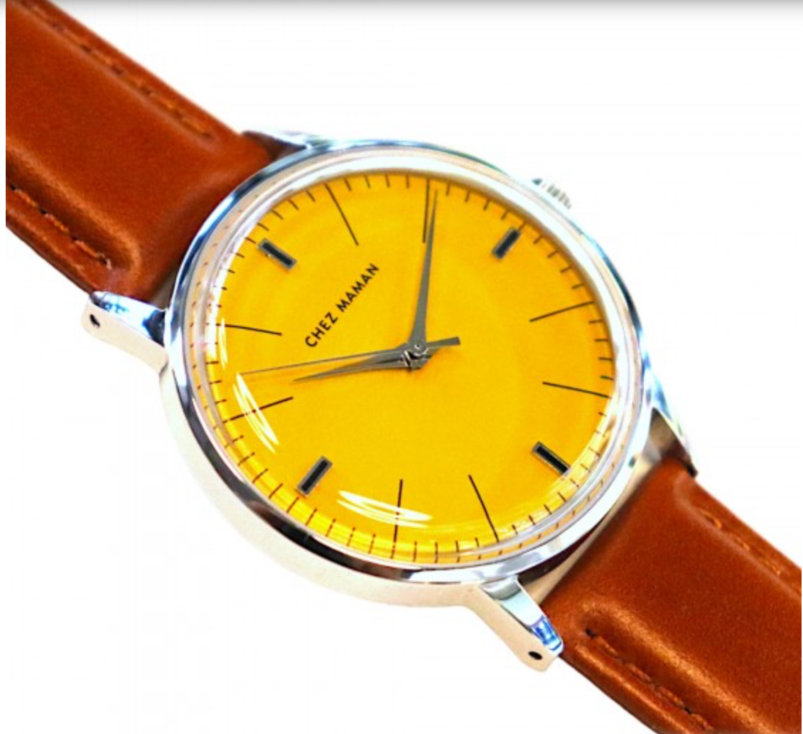 TERTIO - Vintage yellow brown