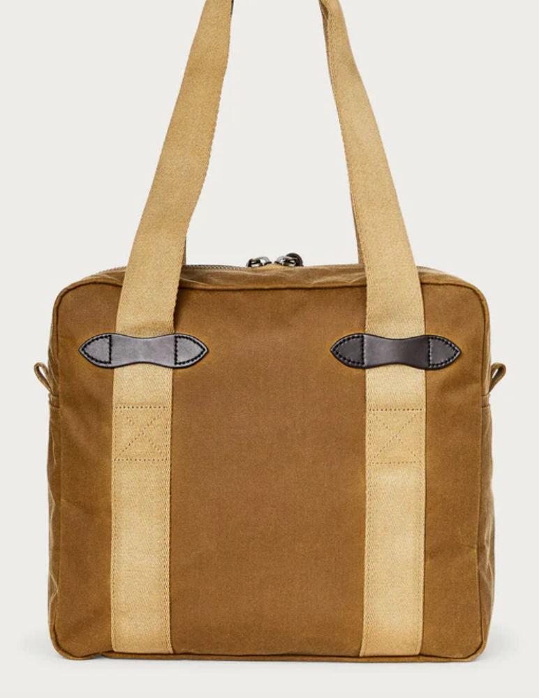 Tin Cloth tote bag - Dark tan