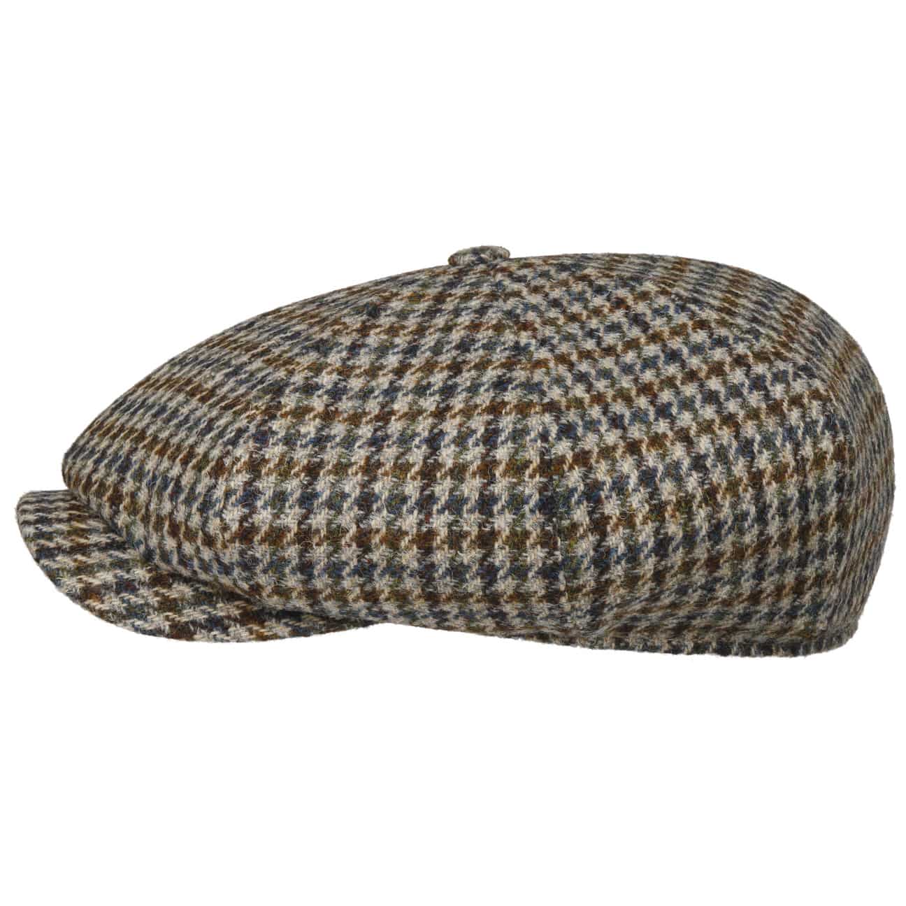 Casquette Harris tweed 8 pans