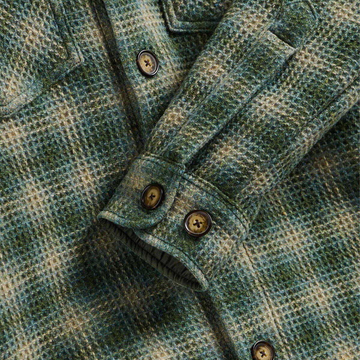 Veste Waffle Overshirt - Green