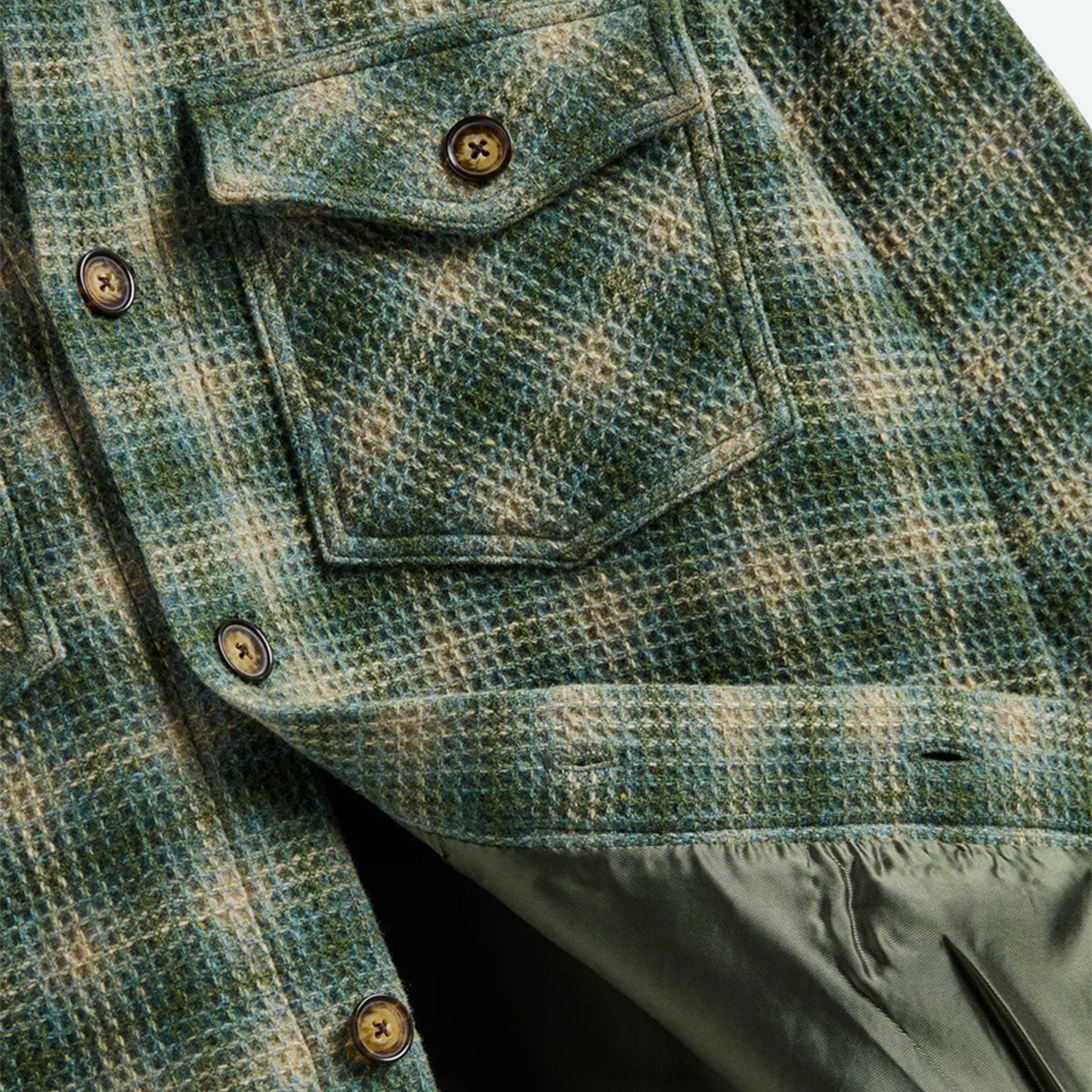 Veste Waffle Overshirt - Green