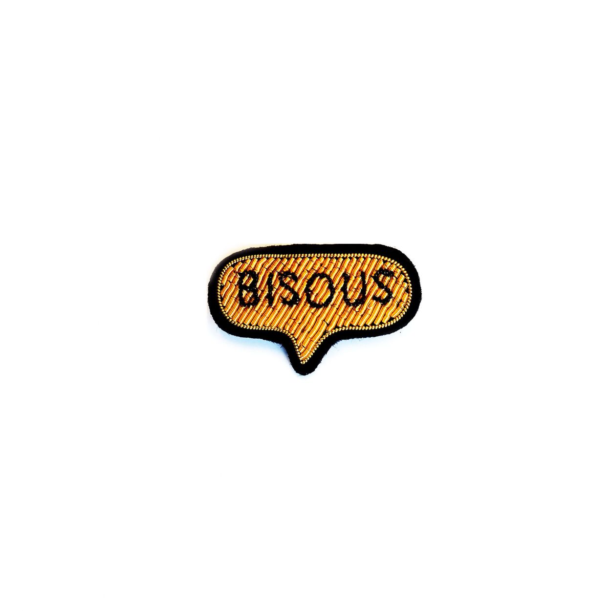 Broche Bisous Or