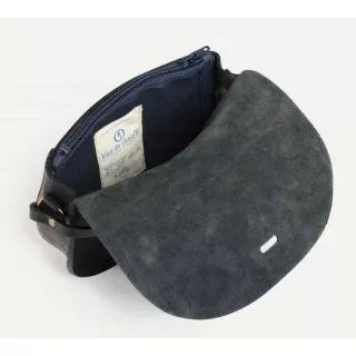 Mini Sac Sac Postier Bleu De Chauffe Mini Sac Postier Java- Noir