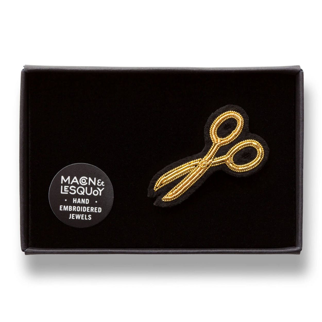 Broche Golden Ciseaux