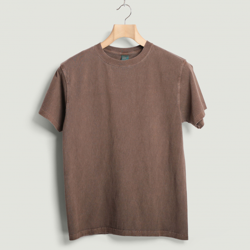 T-shirt SS CREW TEE manches courtes - Brown