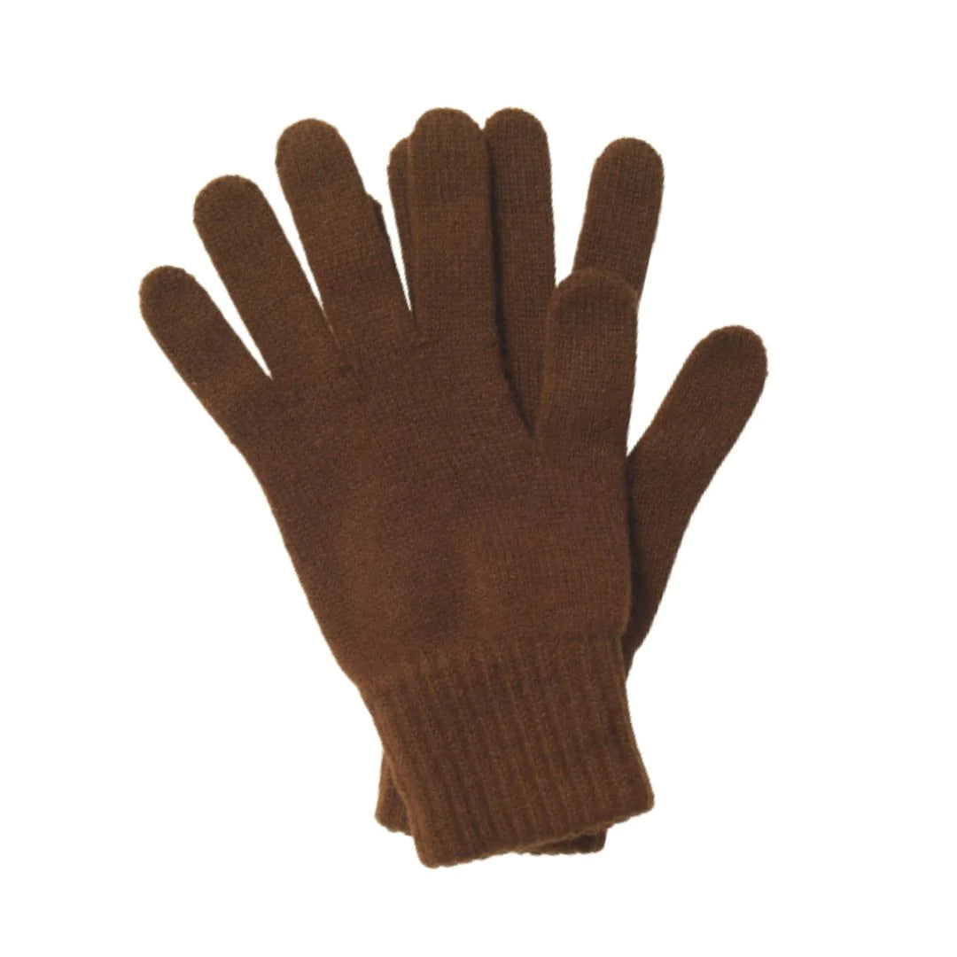Gants en tricot uni pour femme - 100% cachemire
